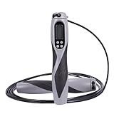 Gatuida Elektronisches Springseil mit Zähler Fitness Workout ohne Batterie Tragbar und Leicht für...