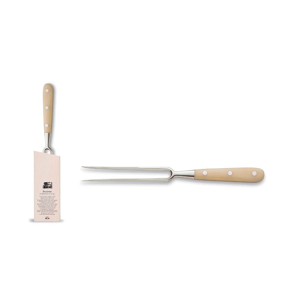 Berti coltelleria - Insieme - Forchettone da arrosto beige