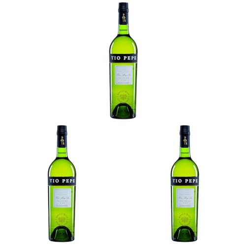 Tío Pepe - Vino Fino D.O. Jerez - 1000 ml (Paquete de 3)