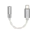 Moondrop ECHO-A 32Bit/384kHz محمول DAC/AMP مع ميكروفون (3.5 مم) محمول، محمول، بطاقة صوت USB-C عالية الأداء MAC، كمبيوتر شخصي، هواتف ذكية مع مخرج DAC/AMP 3.5 مم TRRS