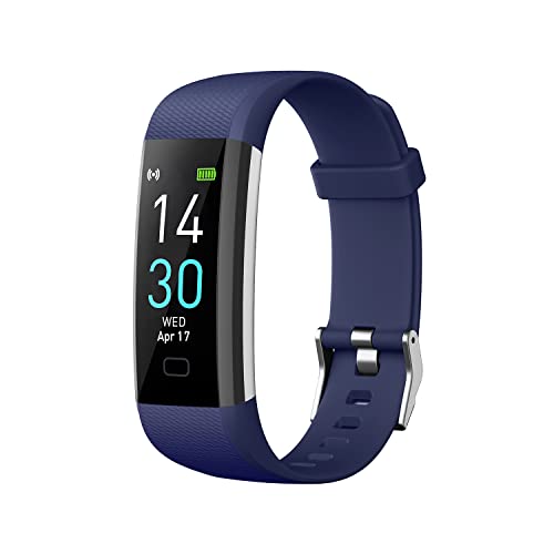 Atan Fitness Tracker with Heart Rate & Blood Oxygen Monitor – Smart Watch for Android & iOS, IP68 Waterproof, Sleep & Stress Tracking, Multi-Sport Mode, Step Counter, 7-Day Battery Life (Blue) - Image 3