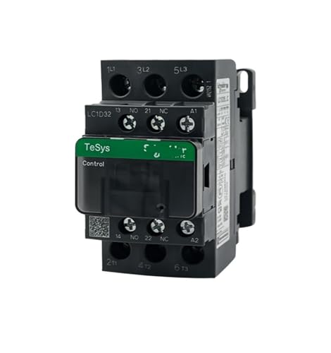 Contacteur de puissance noir LC1D32 110V tripolaire pour automatisme