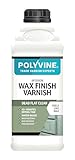 Polyvine Wax Finish Varnish Dead Flat Quart