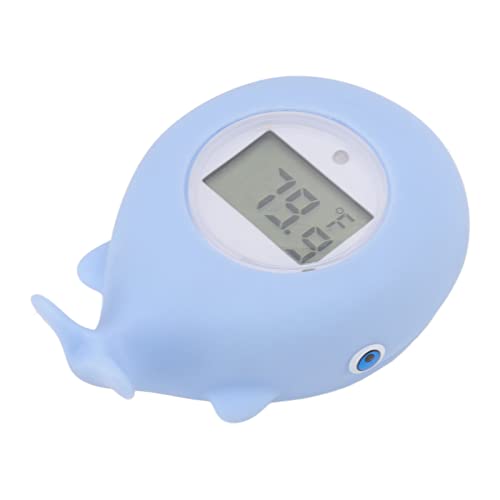 Baby Bath Thermometer, Safety Bath Tub Water Temperature Digital Thermometer with Flashing Temperature Warning Floating Bathing Toy Kids Newborn