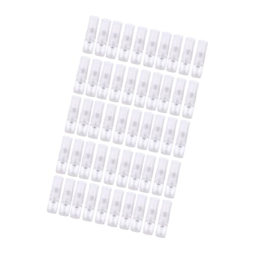 50 botellas de muestra de perfumes recargables a prueba de fugas de 1 ml, botellas pulverizadoras de vidrio esenciales para viaje con herramienta dispensadora