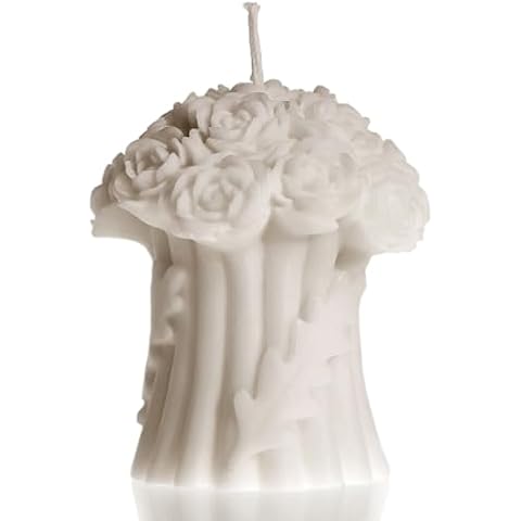 Bouquet Aesthetic Candle,Handmade Rose Flower Shaped Soy Wax Decorative Candle,Wedding Candle Decoration,Modern Home Decor. Cover