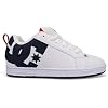 DC Shoes Men's Court Graffik Trainers, White navy red, 10.5 Men