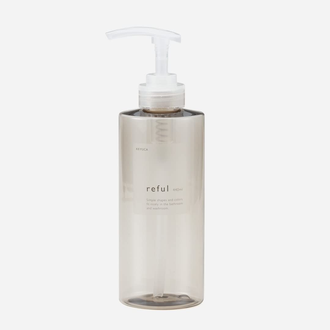 Amazon｜[ケユカ] KEYUCA reful 丸ボトル ディスペンサー (440ml) 透明