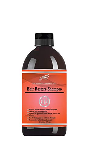 HAIR RESTORATION LABORATORIES' DHT BLOCKING HAIR LOSS SHAMPOO-16 OUNCES. THE MOST EFFECTIVE HAIR LOSS SHAMPOO EVER DEVELOPED FOR MEN & WOMEN FOR HAIR GROWTH AND REGROWTH: OVER 20 DHT BLOCKERS.