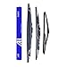 Price comparison product image Vipa Car Parts Premium Wiper Blade Set | fits: HONDA CIVIC MK7 Hatchback (Dec 2000 to Feb 2006) | All-Weather Performance | Durable, Streak-Free Windshield Wipers | Easy Installation
