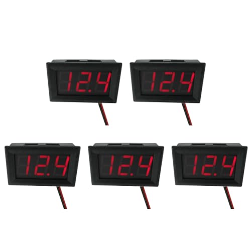ASIEIT 5Zbg LED fW^dv DC4.5V-30V LED fBXvC ԗpdv hdeX^[o 0.56 C`dpl[^[ 2 C[{gvc[ 6V 12V dC/I[goC/ԗp (bh)