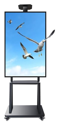 Soporte móvil para TV con ruedas y altura ajustable miniatura 1