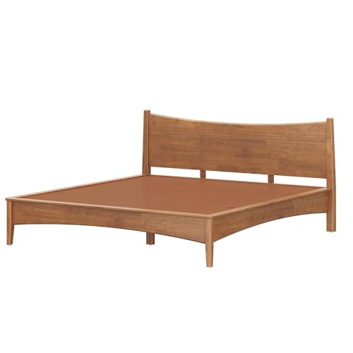 Image of Wakefit Bed | King (78 X 72) Solid Wood Bed Without Storage, 3 Year Warranty | - Somraji - Midas Gold