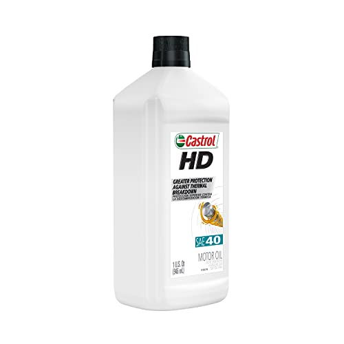 Castrol HD 40 Aceite para Motor Convencional Monogrado 1 Quart x6 miniatura 5