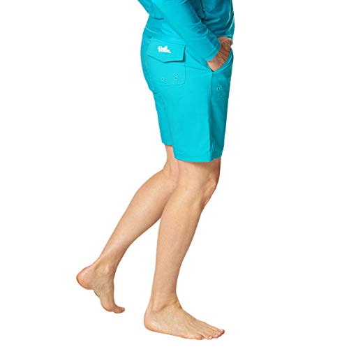 UV SKINZ Women’s 8” Board Shorts with UPF 50+ Sun Protection – Women’s Swim Shorts, Modest Swimsuit Bottoms for Women2