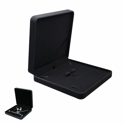 FUSONGQINTANG Caja Joyas Terciopelo Almacenamiento Set de Regalo Caja Grande de Joyería Franela para Mujeres Collar de Joyas Pendientes Anillo FUSONGQINTANG Caja Joyas Terciopelo Almacenamiento Set de Regalo Caja Grande de Joyería Franela para Mujeres Collar de Joyas Pendientes Anillo