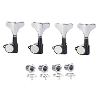 Sealed bass tuning keys, compatible with most Ibanez/Yamaha/Schecter/Warwick/Washburn and other similar style electric/acoustic basses with a headstock tuner hole size of 14mm (9/16") 18:1 Tuning Ratio for excellent tuning accuracy and minimal slippa...
