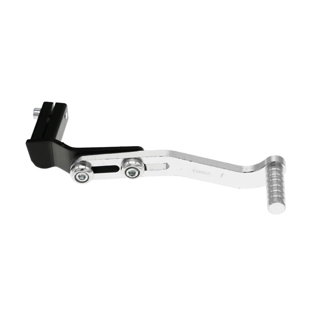 Fgjryedxj Silver Gear Shifter Shift Lever Universal Adjustable Motorcycle Cnc Folding Aluminum Gear Shift Lever Change