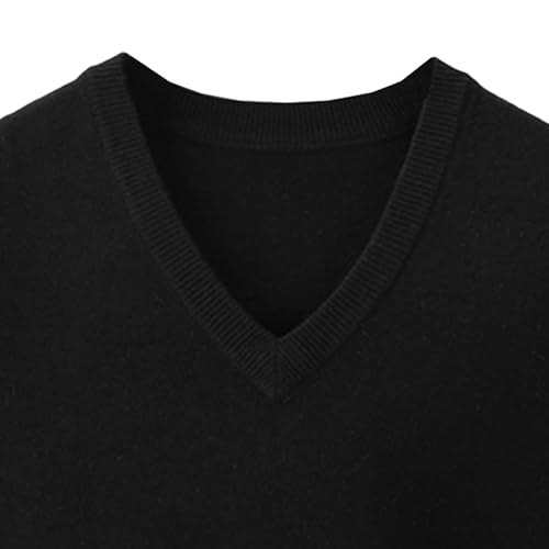Men's Wool Knitted Vest Casual Sleeveless Male Knits Sweater Winter Slim Fit V Neck Knit Vests2