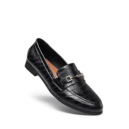 DREAM PAIRS Women's Loafers Penny Loafers Fashion Comfortable Flats Dressy Shoes - Image 3