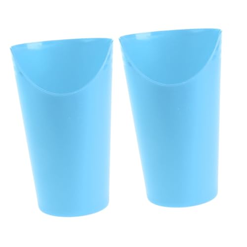 SOESFOUFU 2個高齢者向けこぼれ防止ケアカップ 食品グレード素材 設計角付き