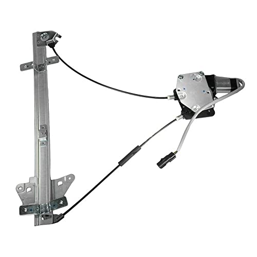Image of TRQ Front Right Power Window Regulator & Motor Assembly Passenger Side Compatible with 2000-2004 Dodge Dakota 1998-2003 Durango CH1351131