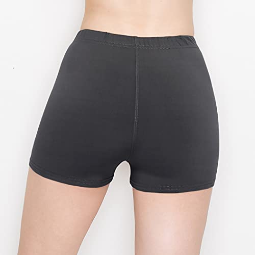 Image of ALWAYS Faux Leather Shorts - High Waist Active Stretch Yoga Short Pants for Women