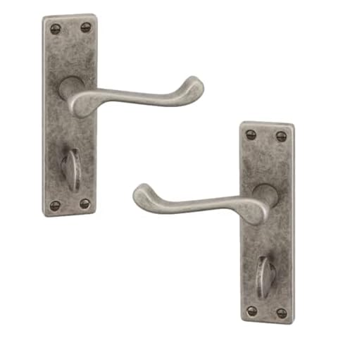 URFIC Victorian Scroll Antique Bathroom Handle Set Cover