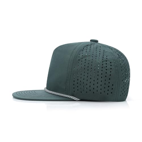 Image of Quick Dry Fit Baseball Cap - Water Repellent Sun Hat for Fishing, Running, Hiking, Golf, Surfing, Sailing, Boating