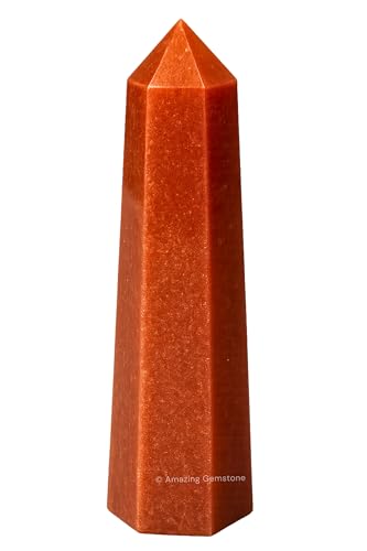 Image of Amazing Gemstone Chocolate Jasper Crystal Towers - Natural Healing Crystal Point Obelisk for Reiki Healing and Crystal Grid (3 inch to 4 inch INCH)