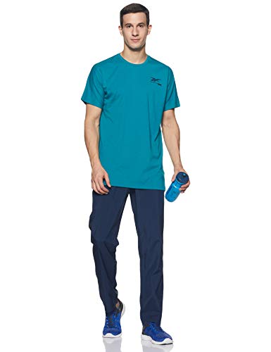 Image of Reebok Men's Solid Regular Fit T-Shirt