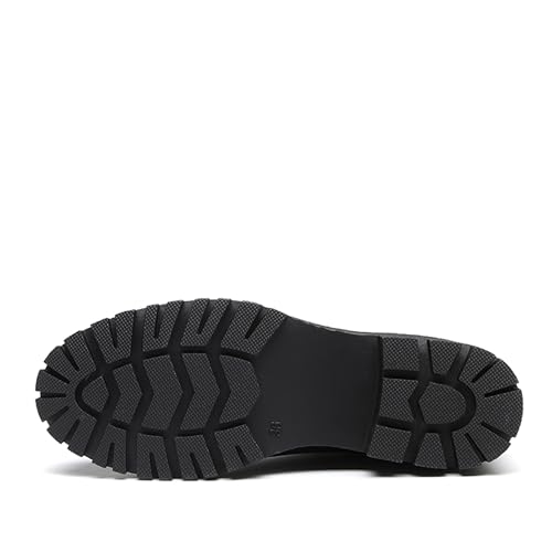 TYNDALL Women's Platform Chelsea Boots Fashion Shoes Meets Comfort Elastic Detail Ankle Heel Lug Sole Chunky Booties4