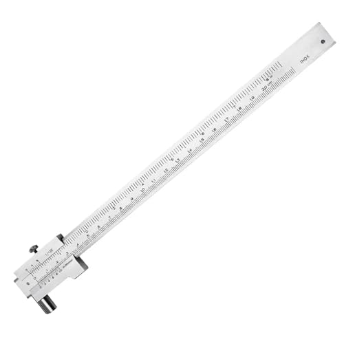 Calibrador Vernier para marcación 0-200 mm acero inoxidable miniatura 6