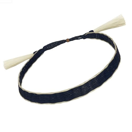 Image of Gamboa 100% Natural Horsehair Hat Bands for Cowboy and Panama Hats for Men and Women Western Hat Bands