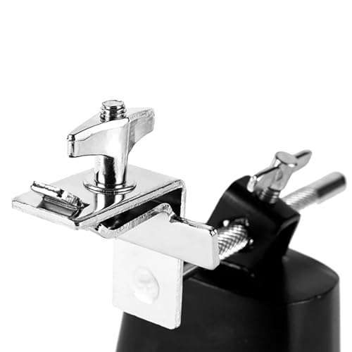 Soporte de montaje para cencerro desmontable, abrazadera de montaje de tambor metálico para accesorios de percusión miniatura 4