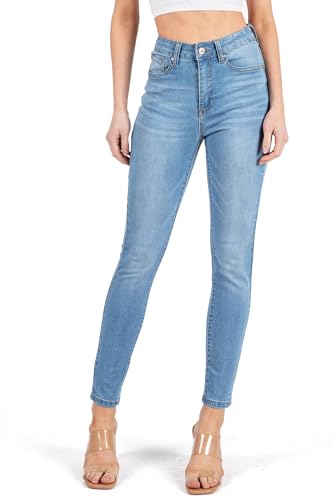 WAX JEAN Womens Juniors High Waisted Skinny Jeans