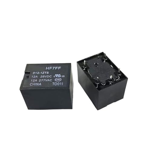 Relé electromagnético HG4123 012-2C de 5 pines con contacto conmutado para electrónica de 12V