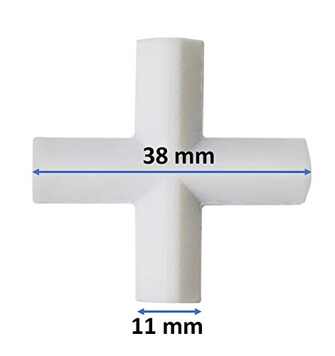 Miniatura 2 de 4 barras de agitación grandes de PTFE para mezclador agitador magnético (2 de tipo cruzado 1.496 in x 0.433 in, 2 de tipo recto 1.969 in x 0.394 in)