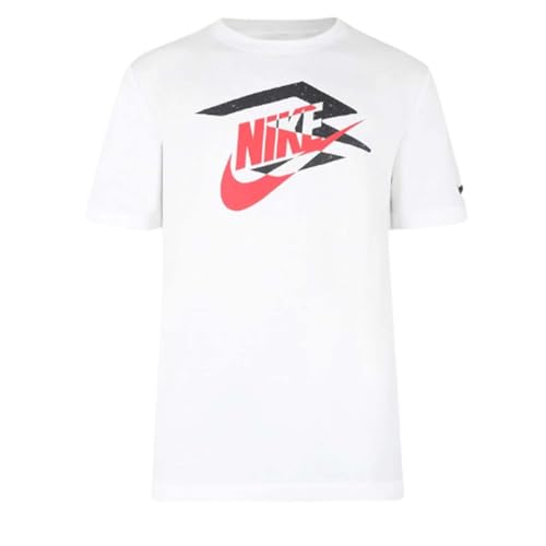 NIKE T-shirt Bambino PAINT SPLATTER MASHUP TEE 9Q0714 (bianco, 10-12 anni)