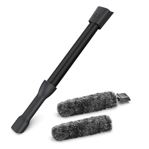 AEG AKIT21 Duster Kit (Biegsamer Staubwedel, Saugschlauch, Reinigung empfindlicher Gegenstände, kratzfreies Abstauben, Staubsauger-Aufsatz, waschbar, passend für QX6, QX7, QX8-2, QX9, grau/schwarz)