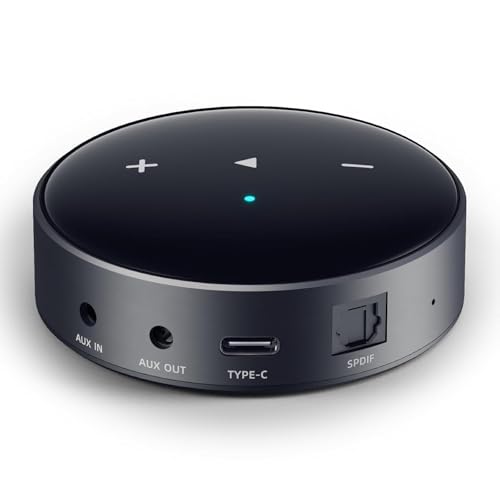 Image of WiiM Mini AirPlay 2 Wireless Audio Player, Multizone Stereo, Front Speaker, Compatible with Alexa and Siri, High Resolution Audio Streaming from Spotify, Amazon Music, etc.|Black