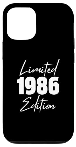 Carcasa para iPhone 12/12 Pro Nacido en 1986 Edición Limitada Funny Age Cumpleaños