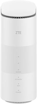 ZTE G5B 5G Fast WiFi6 Unlocked Wireless Home Router, Mobile Broadband Device, Premium Design with Low Power Consumption, No Configuration Required, Parental Control, Easy Management