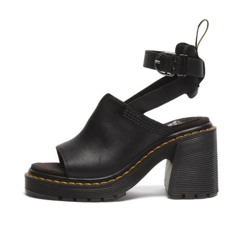 Dr. Martens Women's Millee Heeled Sandal, Black Sendal, 3UK, 5 US Women
