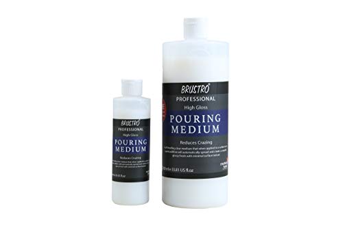 Image of BRUSTRO Pouring Medium 1000 Ml (1 LTR.). Free BRUSTRO Pouring Medium 200 Ml (Worth Rs. 499)