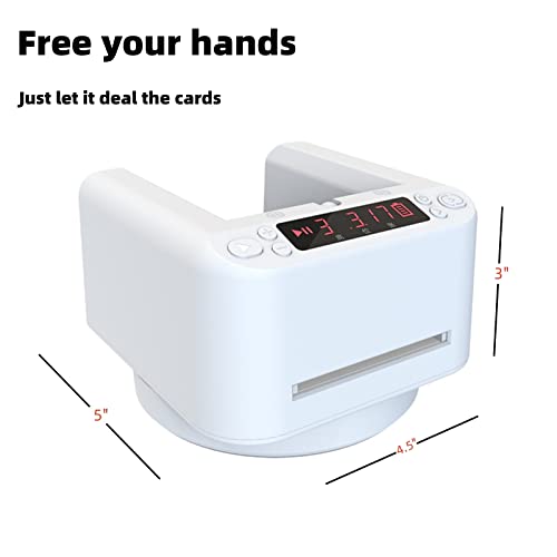 Cuiykai Automatic Poker Card Dealer Machine Rotating-Fast Accurate And Stable Card Dealing Tool Rotating Card Dealer Machine For Uno,Texas Hold'em,Home Card Games #TOP1