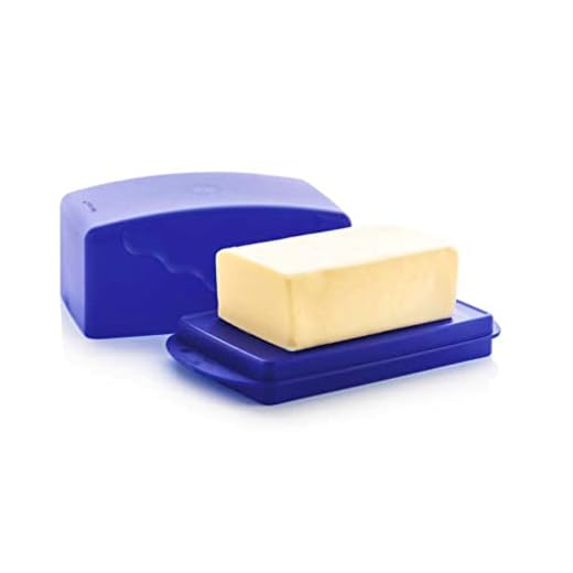 NewTupperware Impressions 1 lb Butter Dish Tokyo Blue