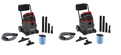 RIDGID 50348 1400RV Wet Dry Vacuum with Cart, 14-Gallon Shop...
