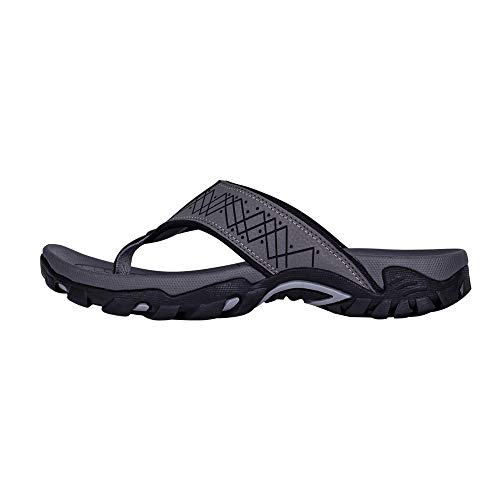 Image of Mens Flip Flops Comfort Sport Thong Sandals for Indoor Outdoor Casual Beach Flip Flops for Men with Arch Support