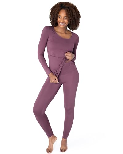 Image of Kindred Bravely Jane Maternity Pajamas & Postpartum Lounge Sets for Women, Long Sleeve Nursing Pajamas